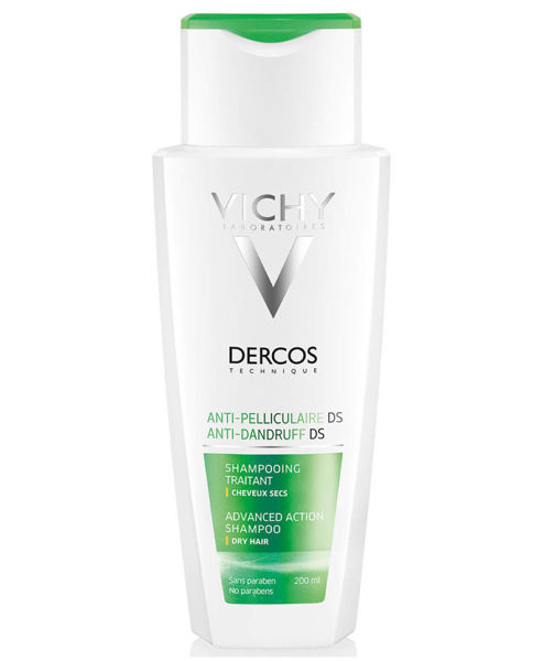 Picture of Vichy dercose anti-dandruff dry hair shampoo 200 ml