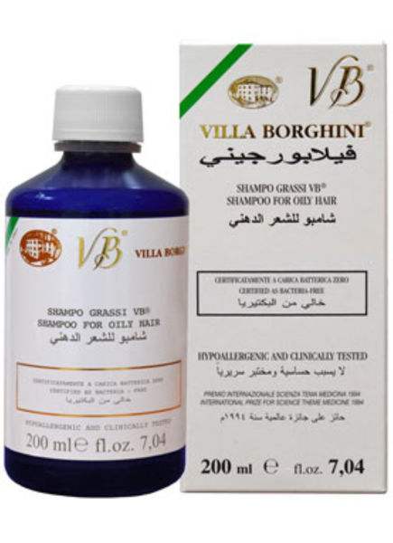 Picture of Villa borghini oily hair shampoo 200 ml