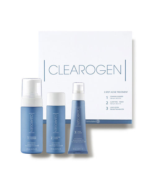 Picture of Clearogen 3 step acne tratment kit