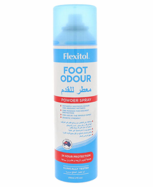 Picture of Flexitol foot odour powder spray 210 ml