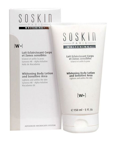 Picture of Soskin whitening body and sensitive area lotion 150 ml