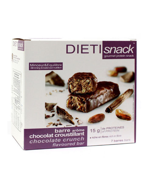 Picture of Dieti snack chocolate crunch barres 7*15 g