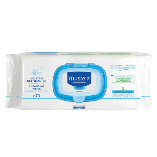 Picture of Mustela dermo-soothing wipes 70 p