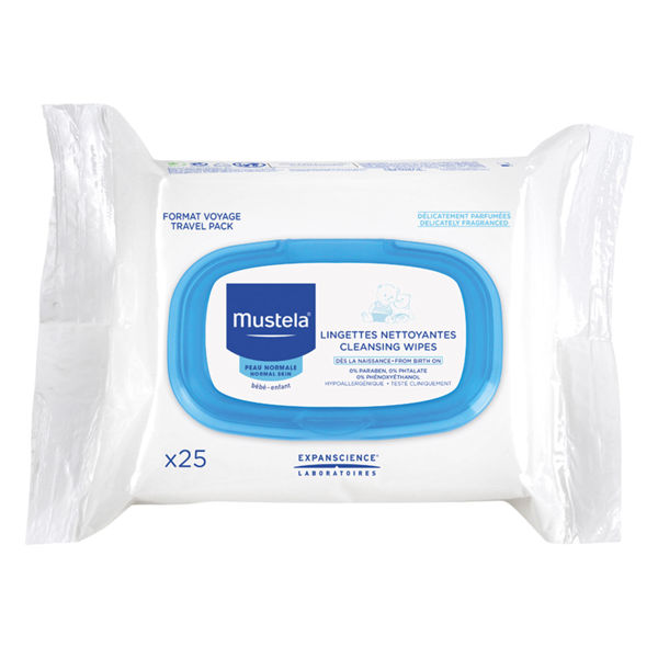 Picture of Mustela facial cleansing cloth 25 pcs