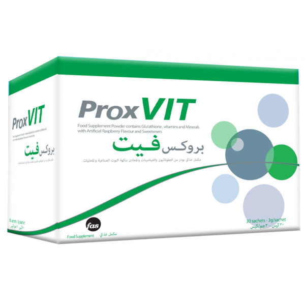 Picture of Prox vit with artificial raspberry flavour 30 sachets