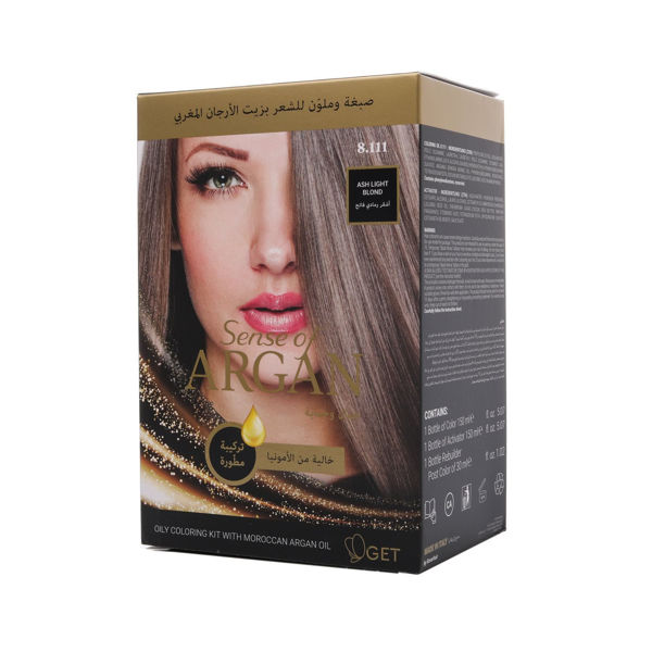 Sense Of Argan Hair Coloring Oil Ash Light Blond 8.111