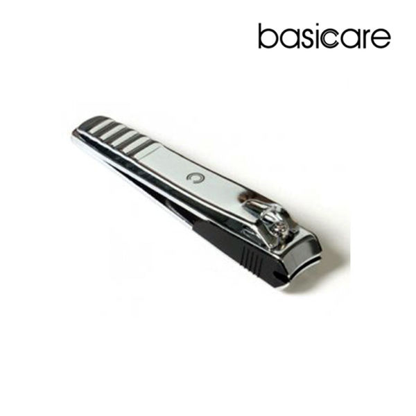 Picture of Basicare toe nail clipper - curved blade with catcher #1030