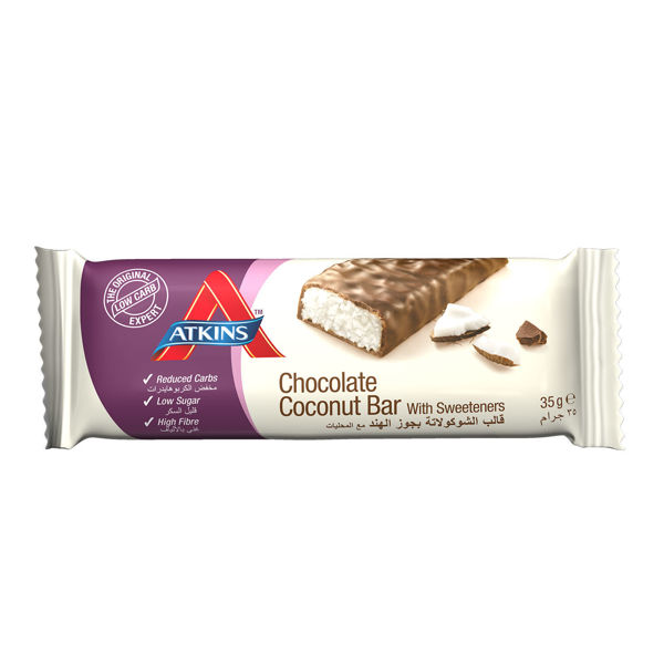 Picture of Atkins chocolate coconut bar 35 g
