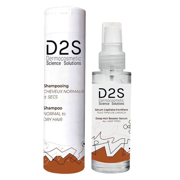 Picture of D2s deep hair booster serum 50 ml + dry hair shampoo free
