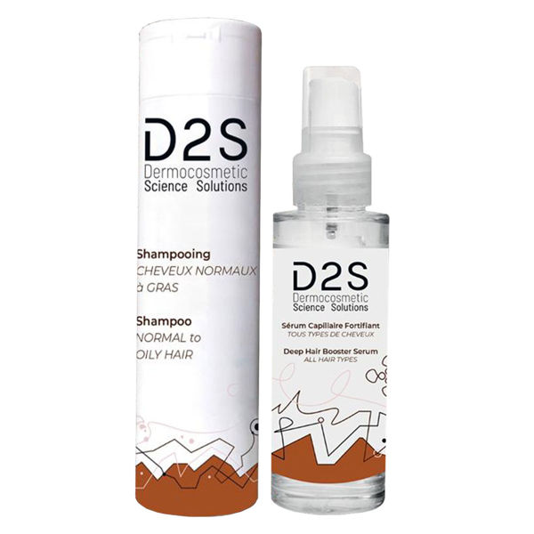 Picture of D2s deep hair booster serum 50 ml + oily hair shampoo free