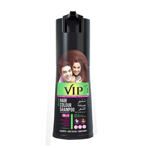 Vip Hair colour Shampoo Brown 180 ml
