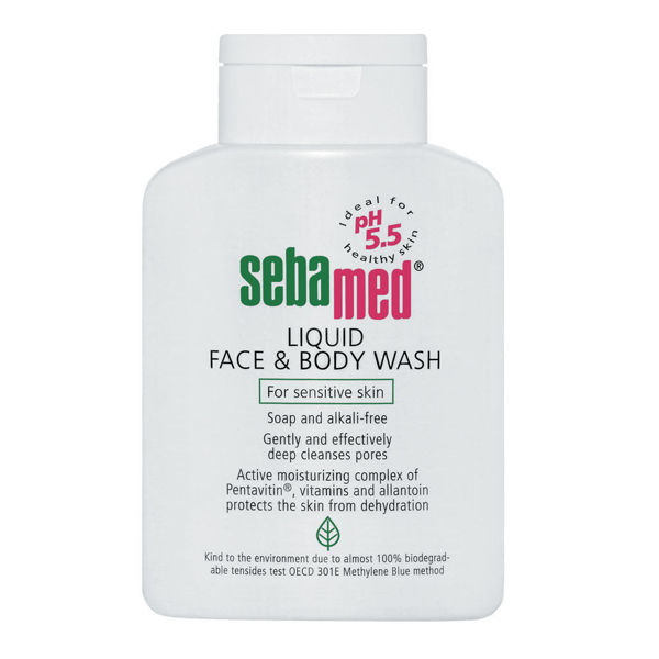 Picture of Sebamed face and body wash cleansing 200 ml