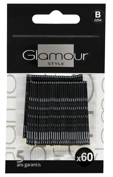 Picture of Glamour Fringe Pins 60 Pcs Black