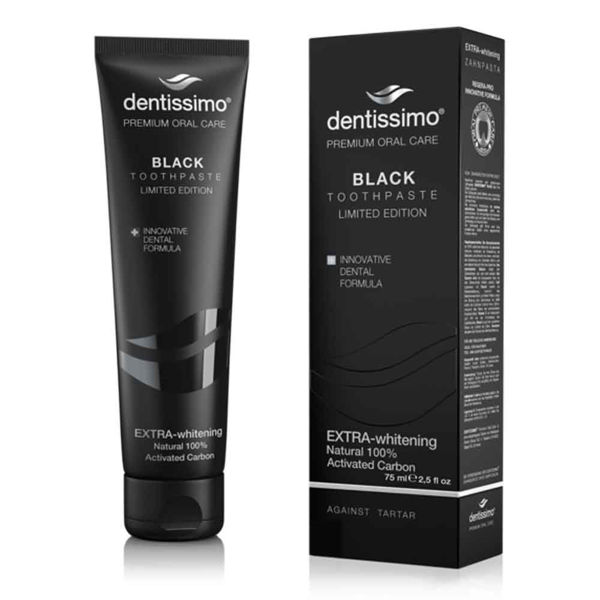 Picture of Dentissimo Extra Whitening Black Toothpast 75 ml